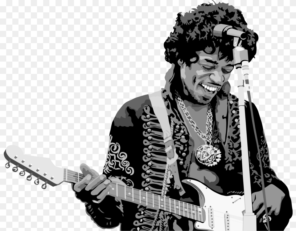 Microphonestring Instrumentguitar Accessory Jimi Hendrix, Adult, Musical Instrument, Man, Male Free Transparent Png