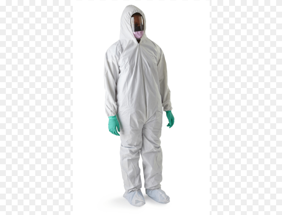 Microporous Coverall Coveralls, Clothing, Coat, Glove, Adult Free Png Download