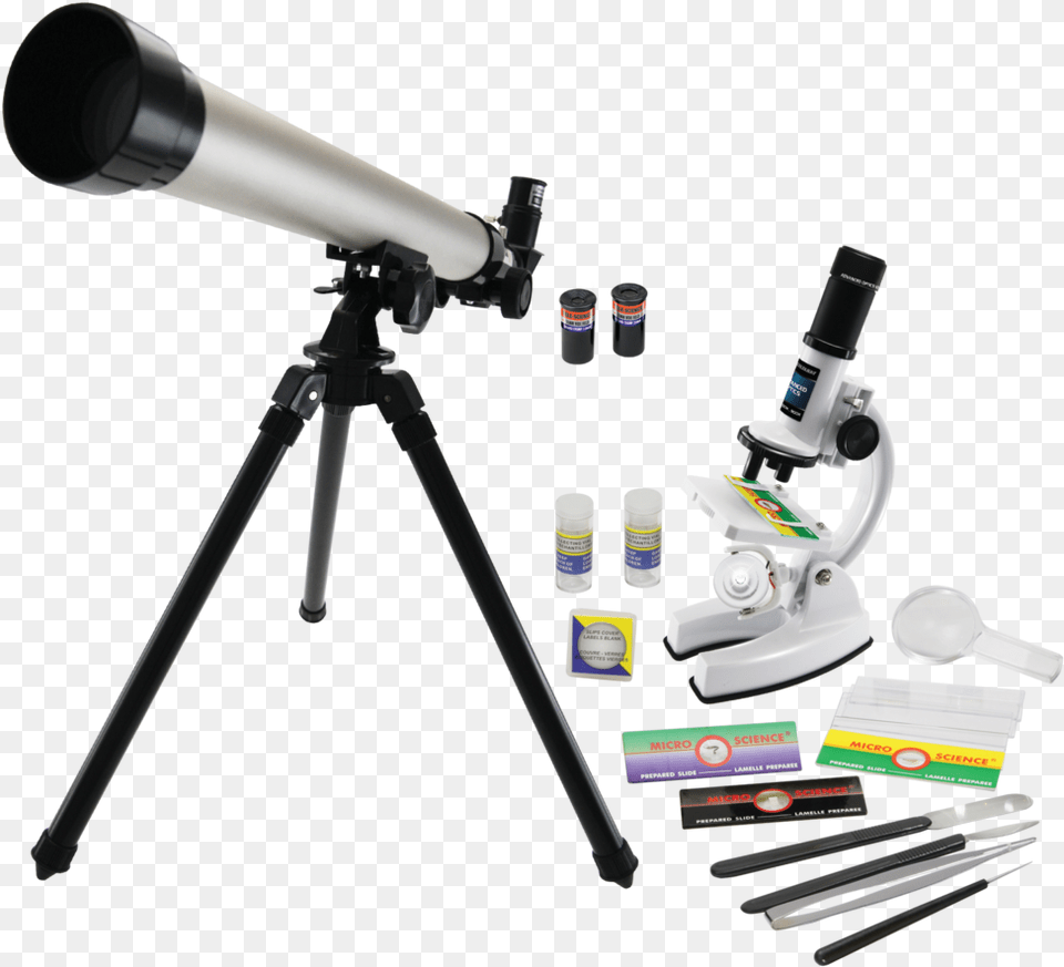 Microscope, Telescope, Gun, Weapon Png Image
