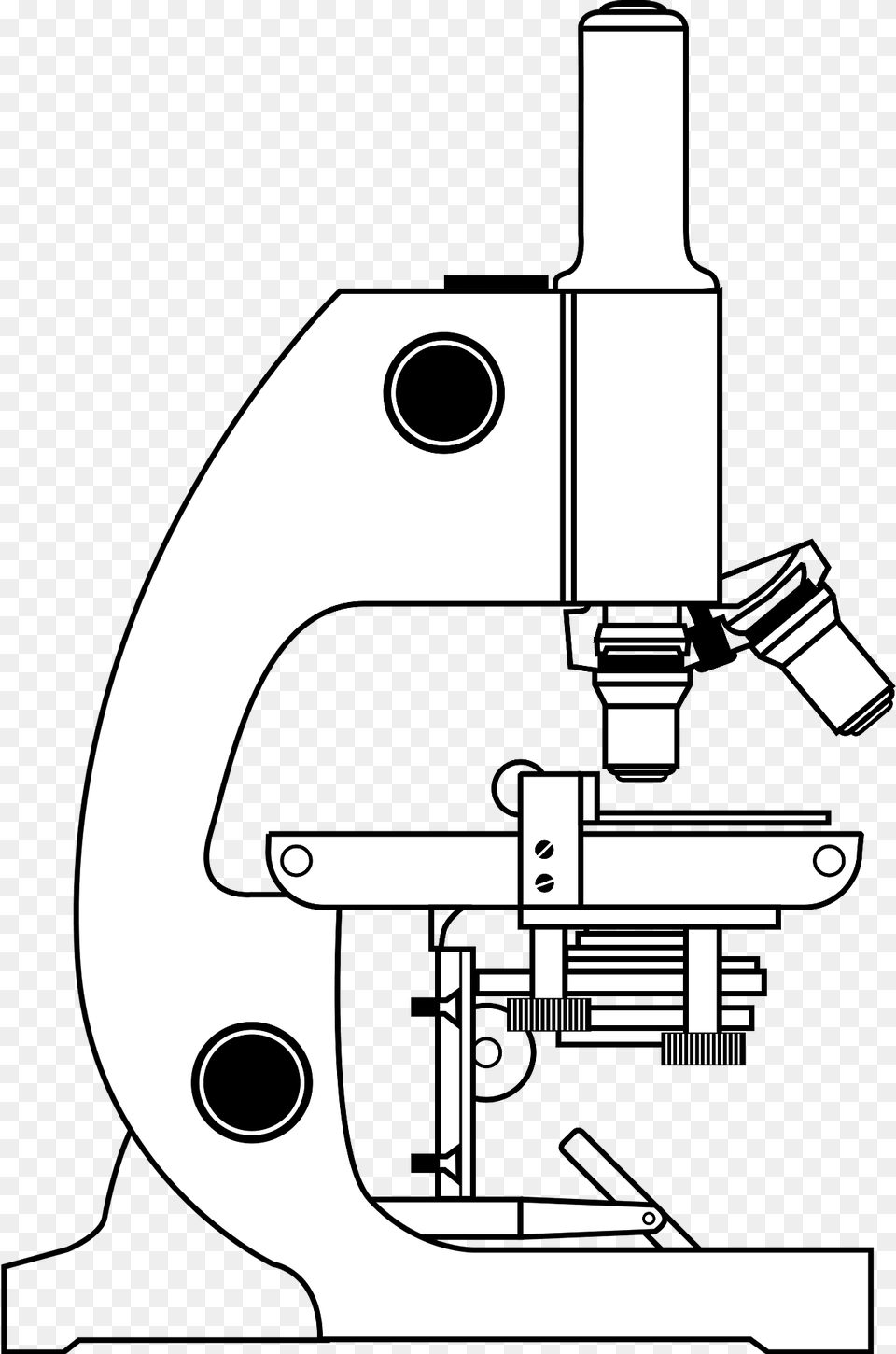 Microscope Black And White Clipart, Ammunition, Grenade, Weapon Free Png Download