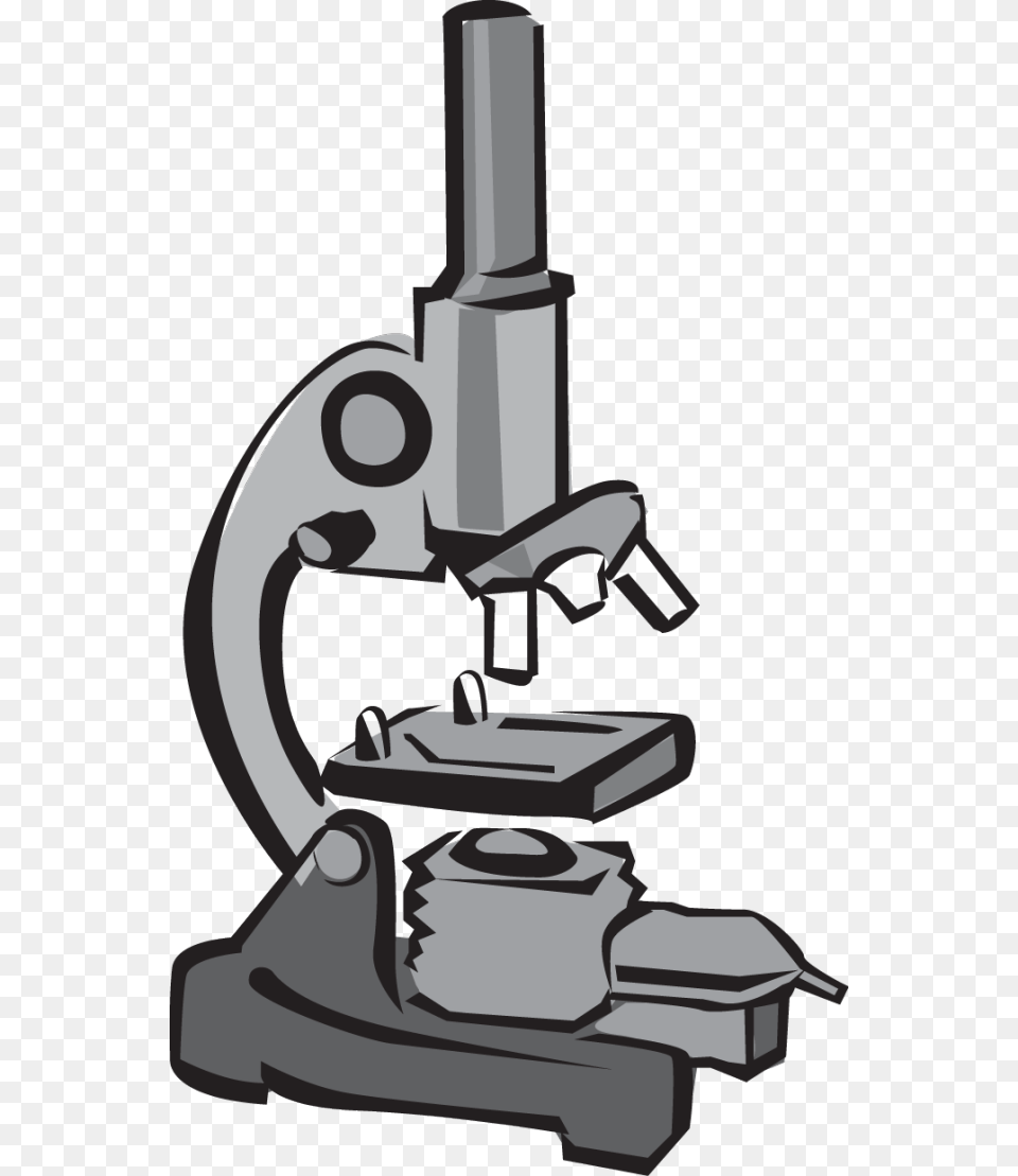 Microscope Clip Art Black, Bulldozer, Machine Free Png Download