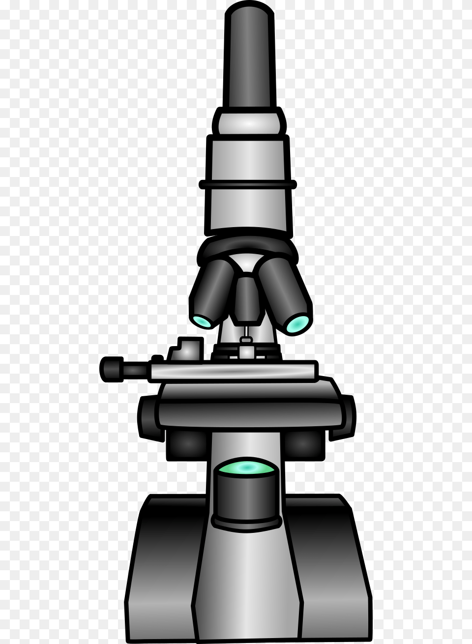 Microscope Clipart Biology Textbook Cartoon Microscope Front View, Bottle, Shaker Free Png