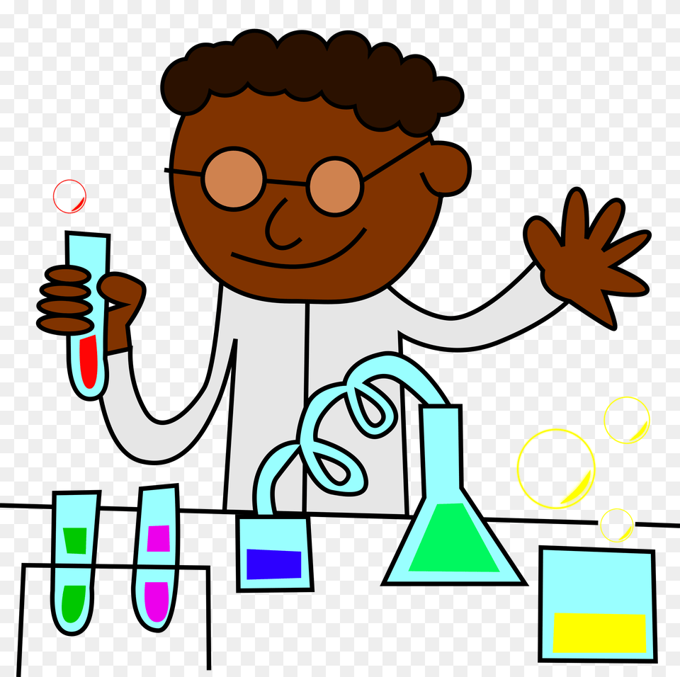 Microscope Clipart Researcher Microscope Researcher Baby, Person, Face, Head Free Transparent Png