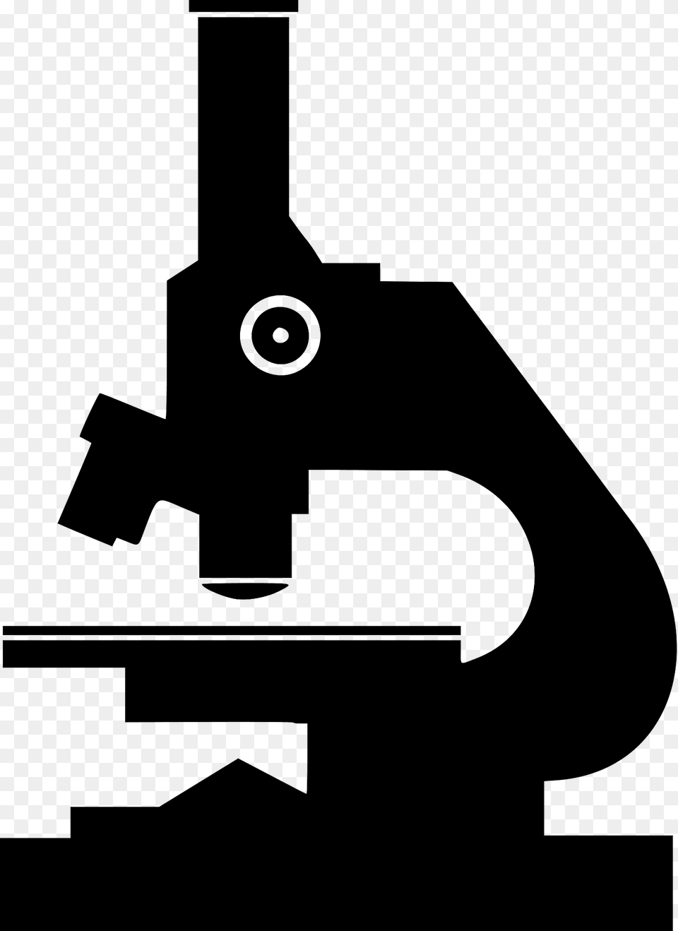 Microscope Silhouette Clipart Free Transparent Png