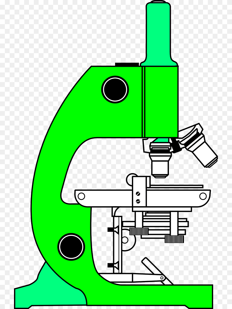 Microscope Template, Person Free Png Download