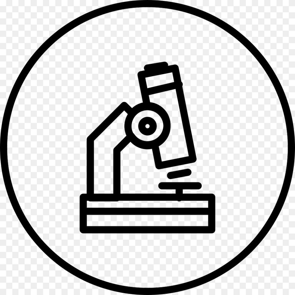 Microscope Vector For Kids Microscope Black White, Ammunition, Grenade, Weapon Png Image