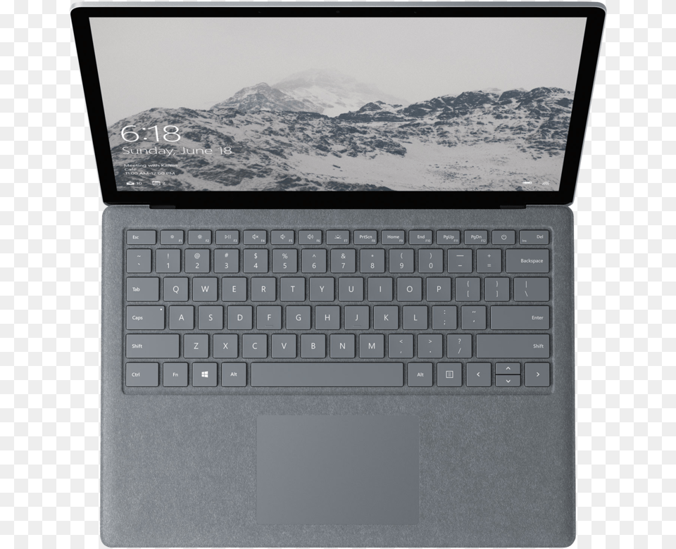 Microsoft 135 Surface Laptop Platinum, Computer, Computer Hardware, Computer Keyboard, Electronics Free Png Download