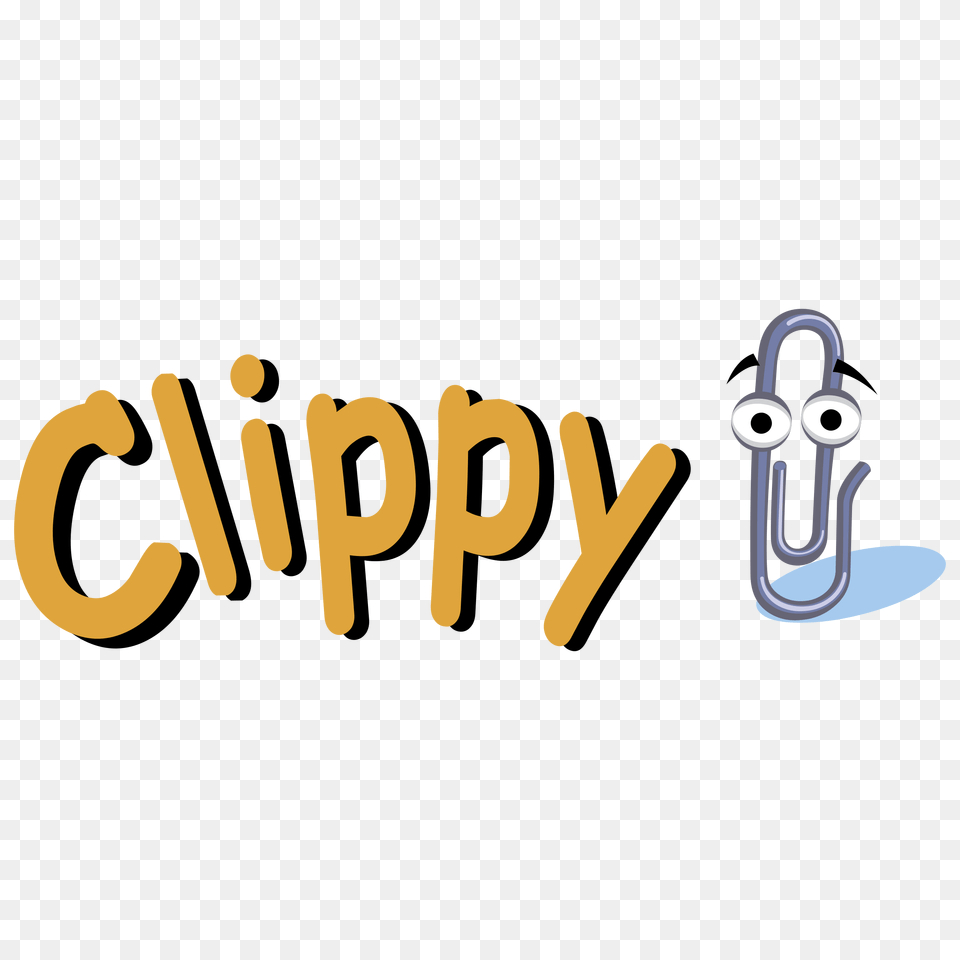 Microsoft Clippy Logo Transparent Vector Free Png