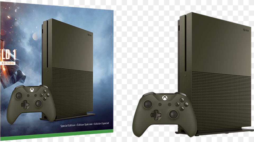 Microsoft Continues To Win The Console Bundle Wars Xbox One S Battlefield 1 Box, Electronics, Computer Hardware, Hardware Free Transparent Png