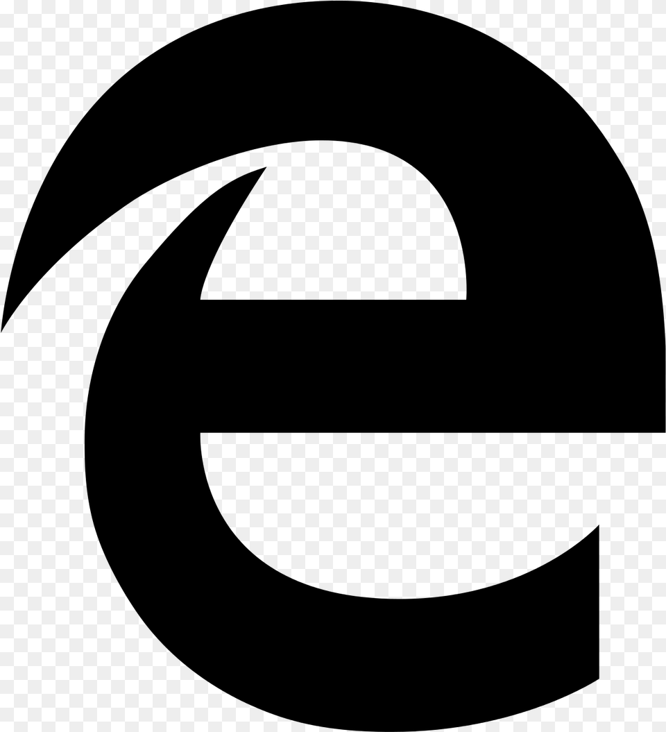 Microsoft Edge Icon Download At Icons8 Microsoft Edge Logo White, Gray Free Png