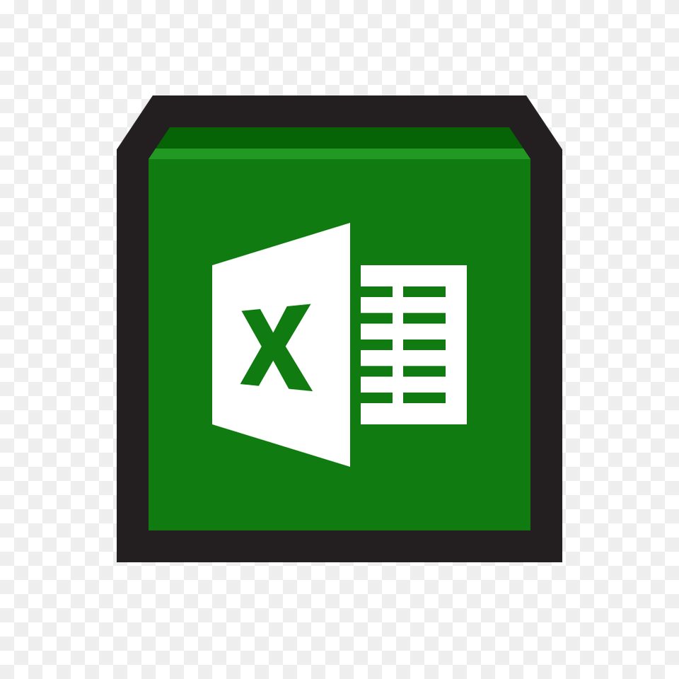 Microsoft Excel Icon Flat Strokes App Iconset Hopstarter, First Aid, Sign, Symbol Png Image