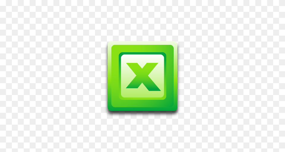 Microsoft Excel Icon Free Icons Download, Green Png Image