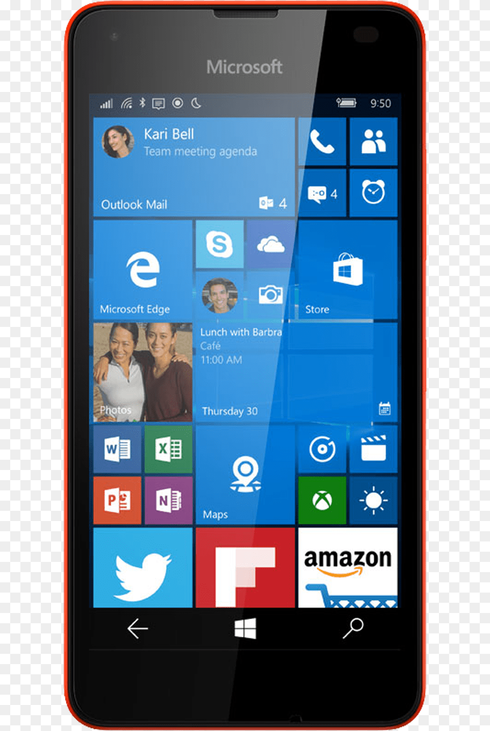 Microsoft Lumia Microsoft Phone Lumia, Electronics, Mobile Phone, Adult, Female Free Png Download