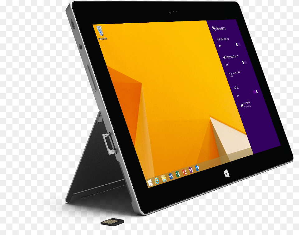 Microsoft Microsoft Surface Rt 2 Sim Slot, Computer, Electronics, Surface Computer, Tablet Computer Free Png