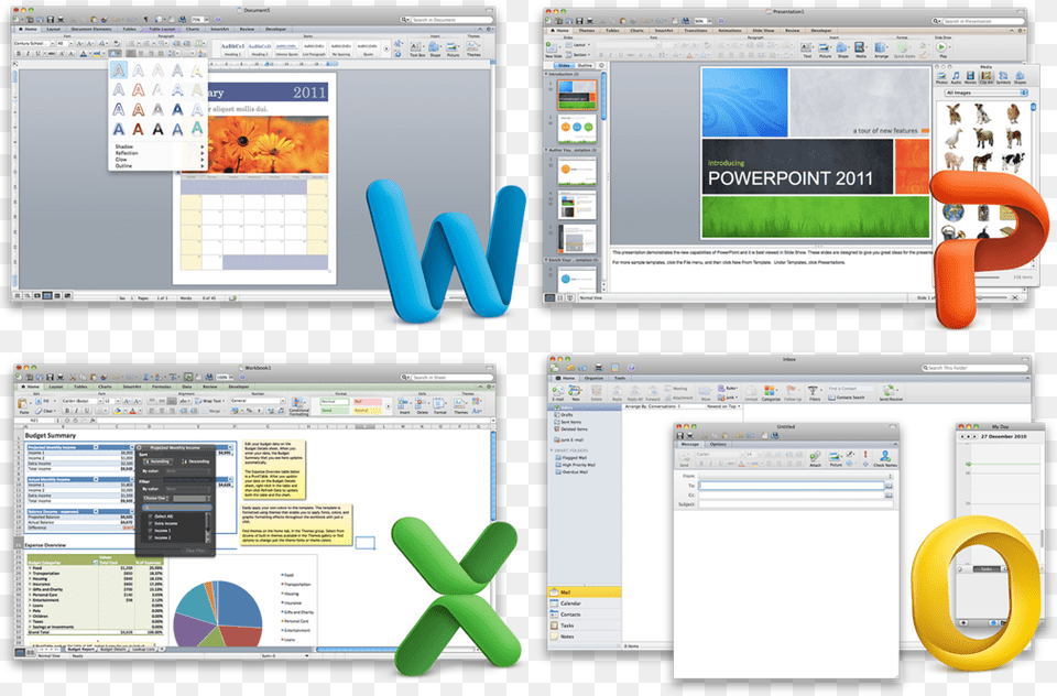 Microsoft Office For Mac 2011 Applications Shown On Microsoft Office Mac, Page, Text, File, Webpage Free Transparent Png