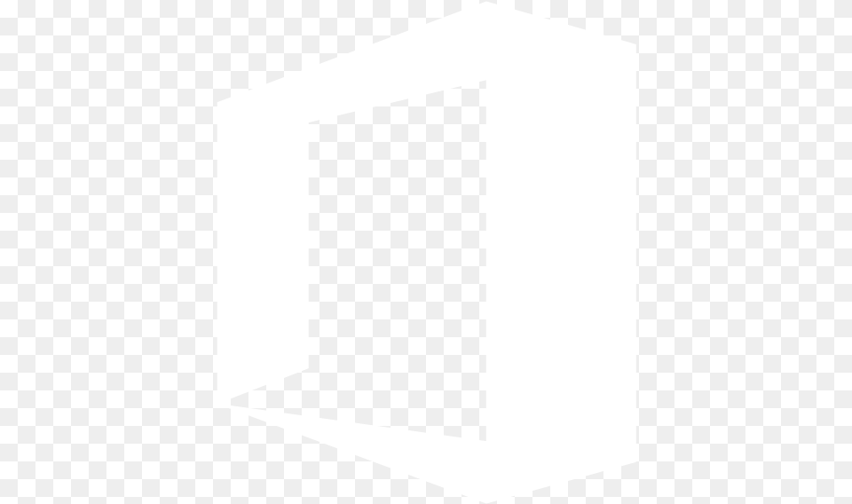 Microsoft Office Icon White, Architecture, Building, Outdoors, Shelter Free Png Download
