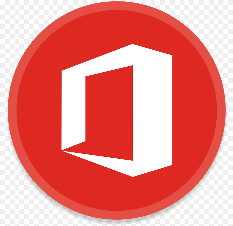 Microsoft Office Icon Youtube Round Icon, Sign, Symbol, First Aid Png Image