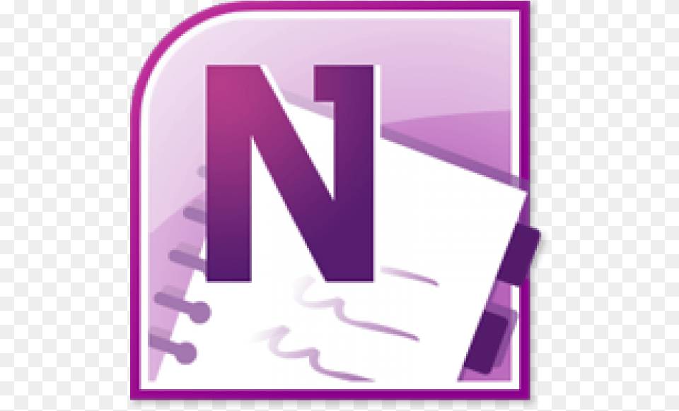 Microsoft Office Onenote Logo, Purple, Text, Number, Symbol Png
