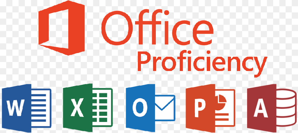 Microsoft Office Proficiency Microsoft Office Transparent, Scoreboard, Logo, Text Png