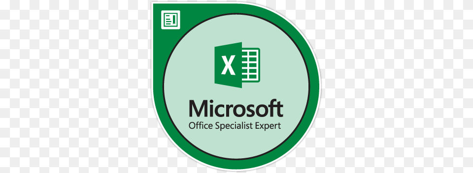Microsoft Office Specialist Excel, Logo, Disk Free Png