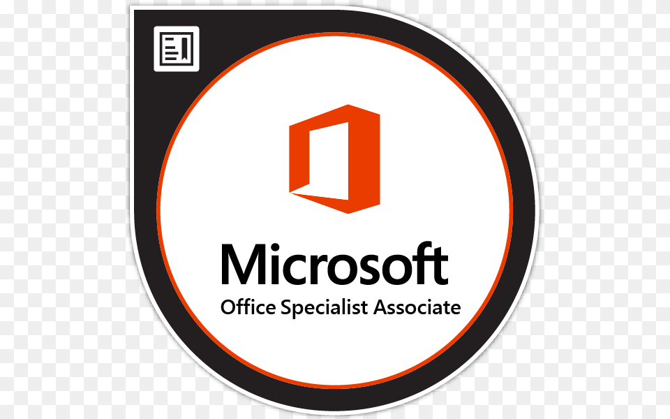 Microsoft Office Specialist Master, Logo, Disk Png