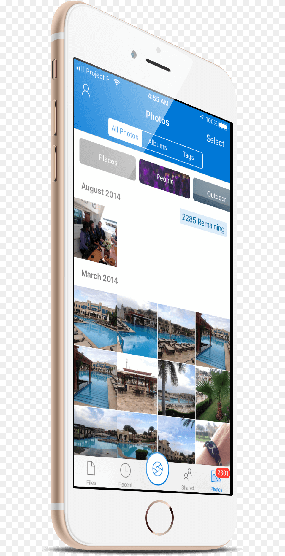 Microsoft Onedrive Update For Ios Brings Improved Photo Camera Phone, Electronics, Mobile Phone, Person Free Png Download