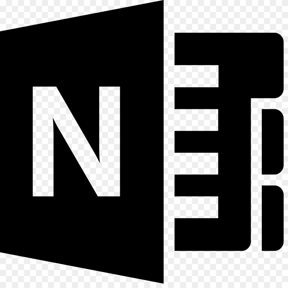 Microsoft Onenote Icon, Gray Png Image
