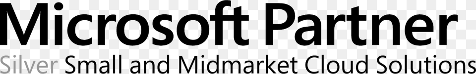 Microsoft Partner Silver Small And Midmarket Cloud, Text, Letter Free Transparent Png