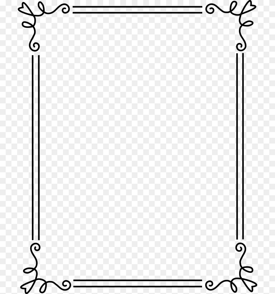 Microsoft Picture Halloween Borders Rr Collections Border For Funeral Program, Gray Free Png Download