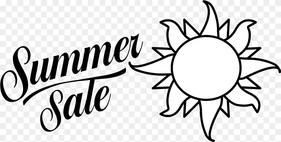 Microsoft Summer Sale Logo Black And White Summer Sale Clip Art, Symbol Png