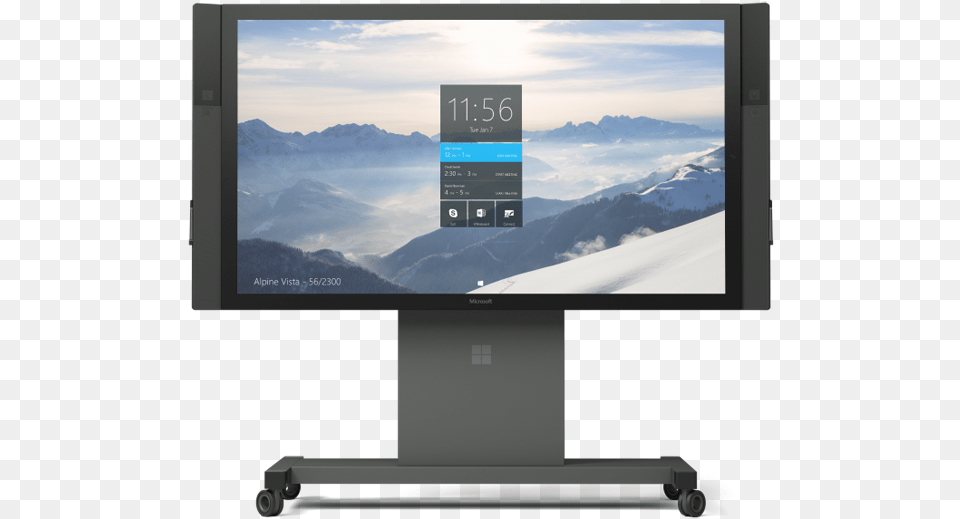Microsoft Surface Hub 84 Stand Microsoft Surface Hub, Computer Hardware, Electronics, Hardware, Monitor Free Transparent Png