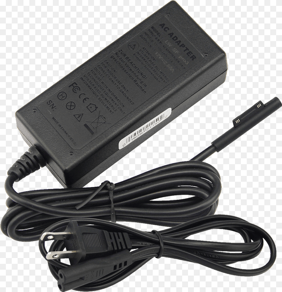 Microsoft Surface Pro 6 Charger Power Adapter Windows 10 Laptop Charger, Electronics, Plug Free Png