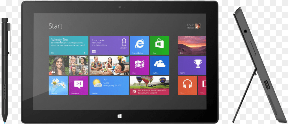 Microsoft Surface Surface Pro Tablet Surface Windows 8 Pro, Computer, Electronics, Surface Computer, Tablet Computer Png Image