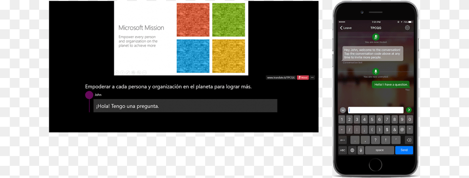 Microsoft Translator Powerpoint, Electronics, Mobile Phone, Phone, Text Png