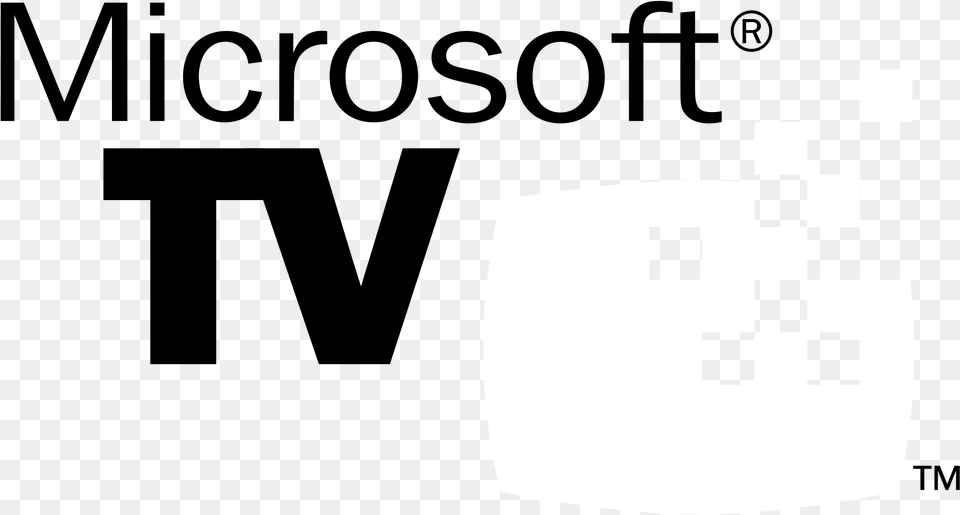 Microsoft Tv Logo Transparent Svg Microsoft Tv Black Logo Transparent, Stencil, Bag Free Png Download