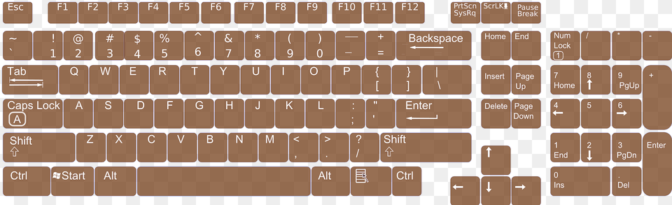 Microsoft Us Keyboard Layout Clipart, Computer, Computer Hardware, Computer Keyboard, Electronics Free Png Download
