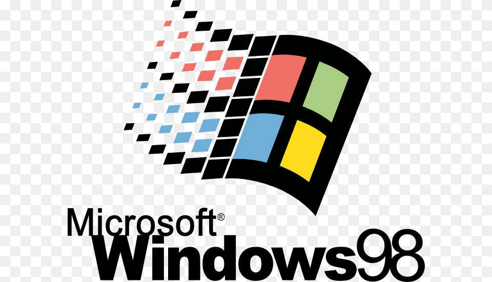 Microsoft Windows 98 Logo, Qr Code Free Png Download