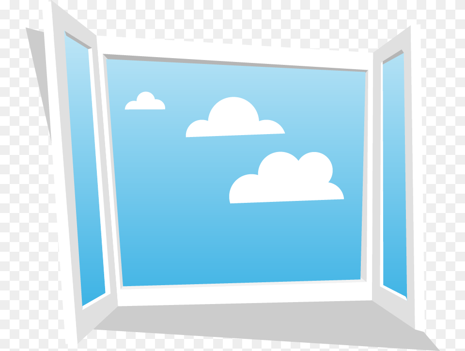 Microsoft Windows Clipart Blue Window, Nature, Weather, Cloud, Cumulus Png Image