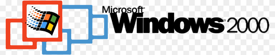 Microsoft Windows Logo Transparent Windows 2000 Logo, Text Png Image