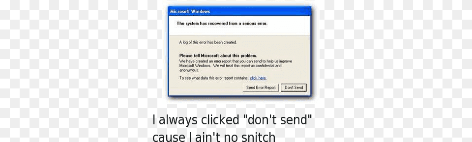 Microsoft Windows Update Smooth Runningpc Please Don39t Ain T No Snitch Meme, Text, Page Png