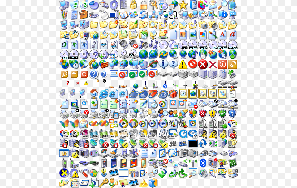 Microsoft Windows Xp Icons Windows Xp Icons, Sticker, Electronics, Screen, Computer Png Image