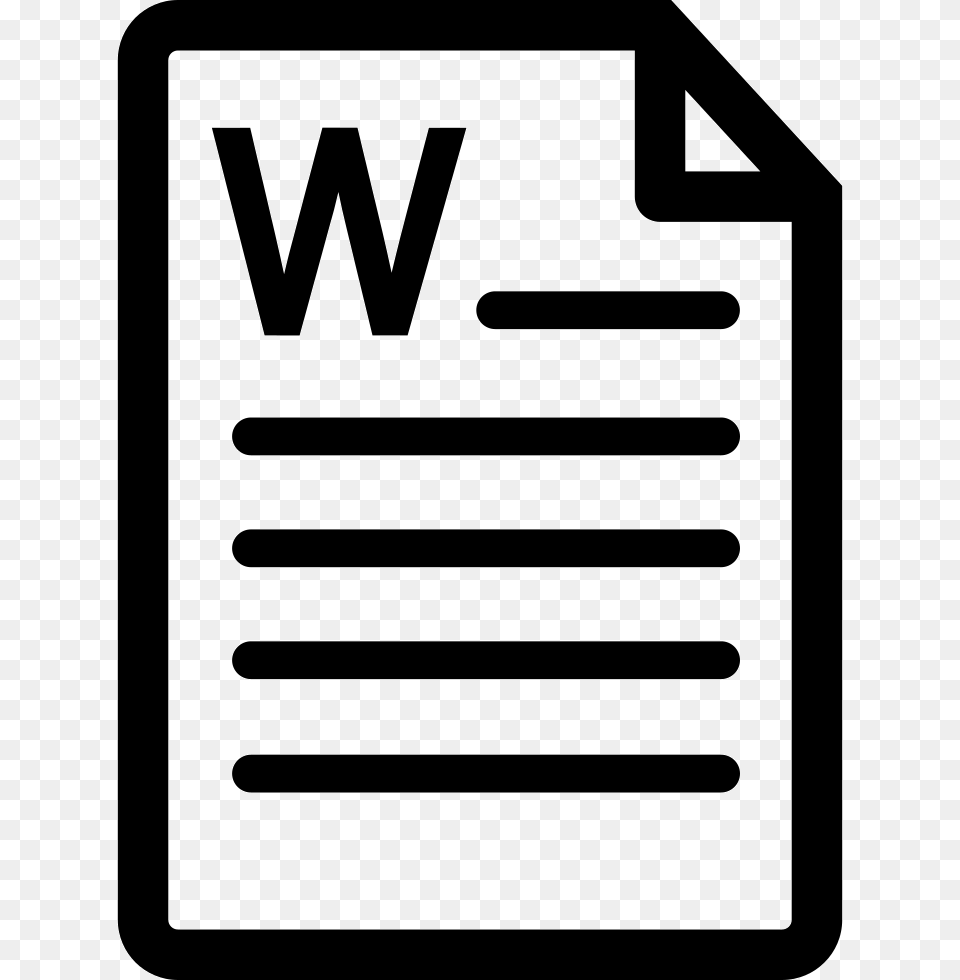 Microsoft Word Document Icon Download, Text Png Image
