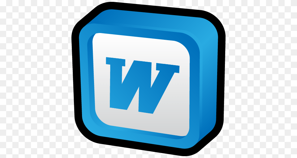 Microsoft Word Icon Cartoon Addons Iconset Hopstarter, First Aid, Computer Hardware, Electronics, Hardware Free Png Download