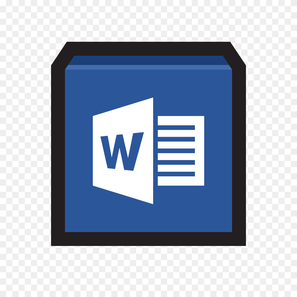 Microsoft Word Icon Flat Strokes App Iconset Hopstarter, Logo, Computer Hardware, Electronics, Hardware Free Png Download
