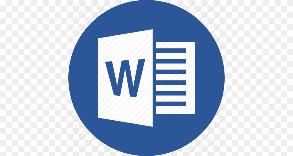 Microsoft Word Icon Sticker, Logo, Text Png Image