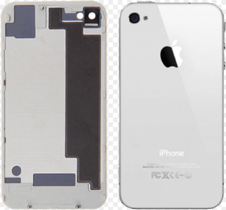 Microspareparts Back Cover Assembly White High Copy Iphone 4 White, Electronics, Mobile Phone, Phone Free Png