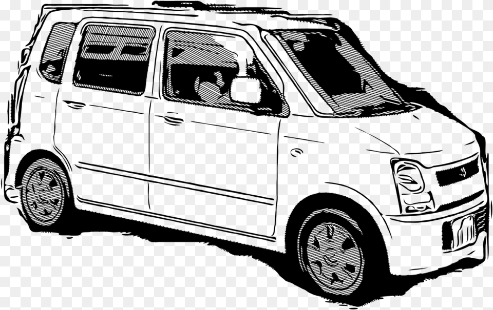 Microvancompact Vanvan Suzuki Wagon R, Vehicle, Van, Caravan, Transportation Free Png