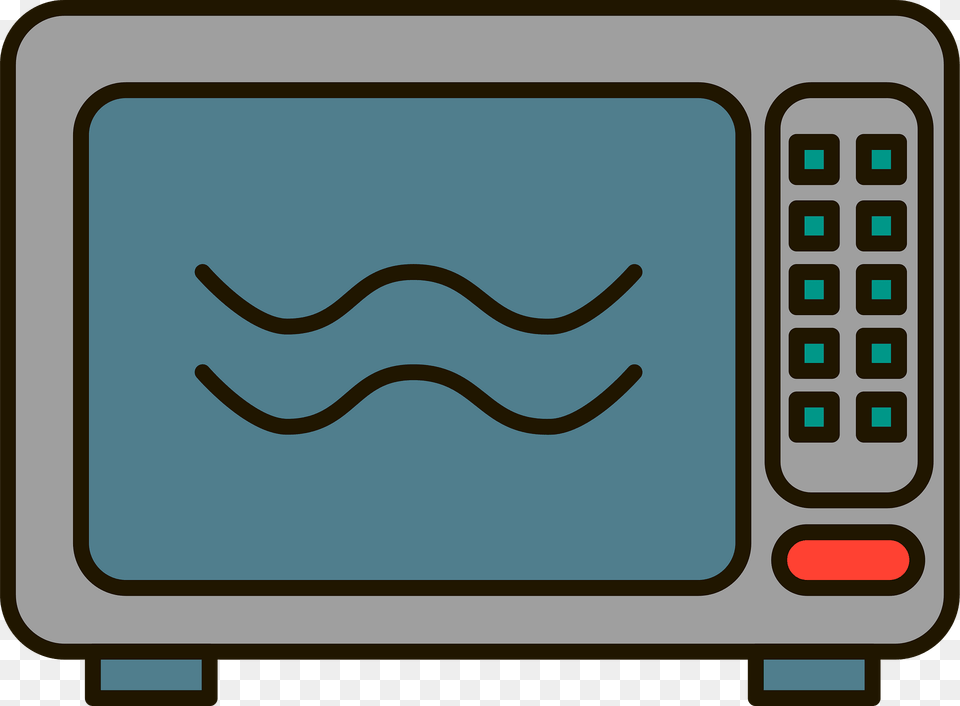 Microwave Clipart, Computer Hardware, Electronics, Hardware, Monitor Free Png Download