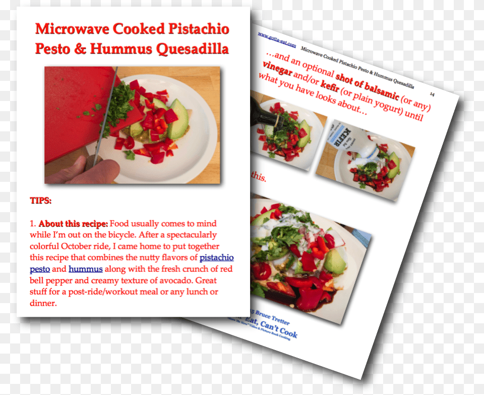 Microwave Cooked Pistachio Pesto And Hummus Quesadilla Flyer, Advertisement, Food, Lunch, Meal Png