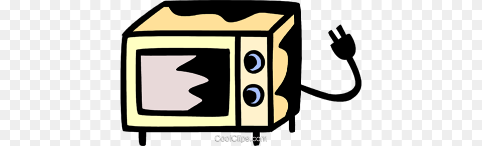 Microwave Oven Royalty Vector Clip Art Illustration, Computer Hardware, Electronics, Hardware, Monitor Free Png Download